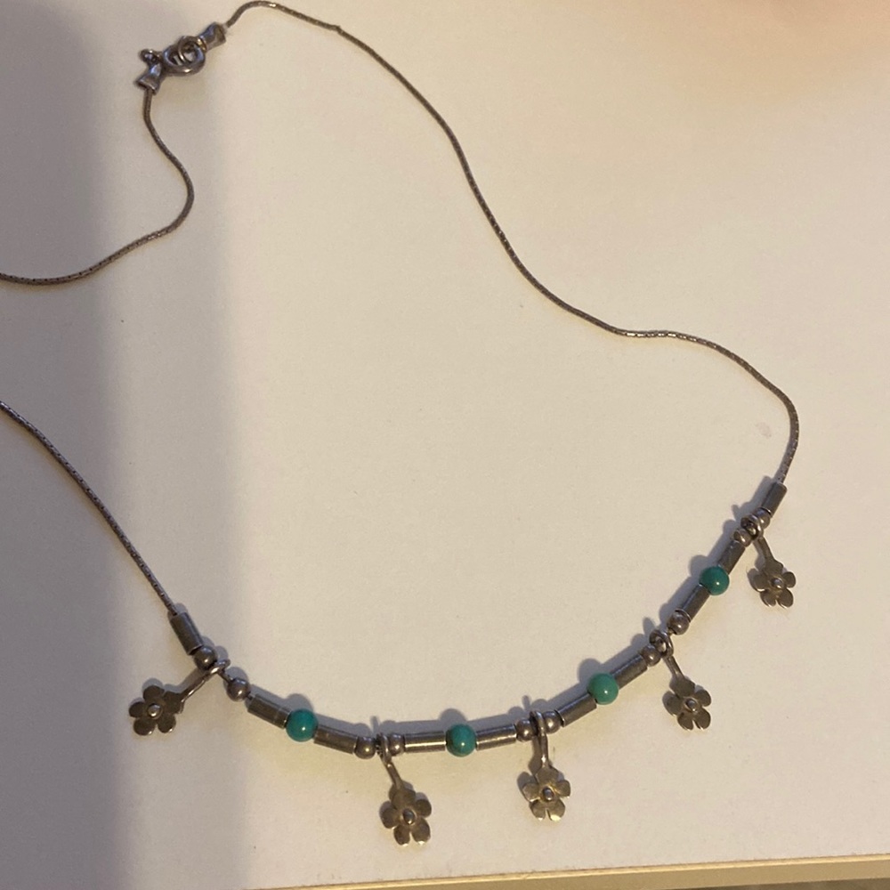 Flower Sterling silver necklace